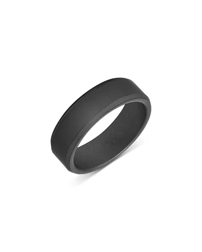 Bloomingdale's Fine Collection Men's Band In Black Tungsten