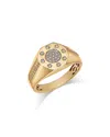 Bloomingdale's Fine Collection Men's Diamond Ring In 14k Yellow Gold, 0.33 Ct. T. W. In Gold