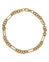 Bloomingdale's Fine Collection Mixed Link Chain Bracelet In 14k Yellow Gold