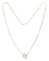 Bloomingdale's Fine Collection Mother Of Pearl Station Paperclip Link Toggle Necklace In 14k Yellow Gold, 18 In Gold