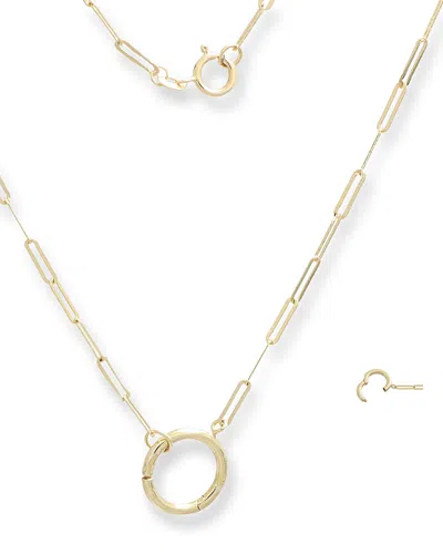 Bloomingdale's Fine Collection O-clasp Paperclip Necklace In 14k Yellow Gold, 18