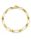 Bloomingdale's Fine Collection Paperclip Link Chain Bracelet In 14k Yellow Gold
