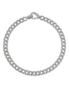 Bloomingdale's Fine Collection Pave Diamond Chain Link Bracelet In 14k White Gold, 1.50 Ct. T. W. In White