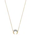 Bloomingdale's Fine Collection Pendant Necklace In 14k Yellow Gold, 0.10 Tcw In Gold
