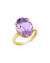 Bloomingdale's Fine Collection Pink Amethyst Ring In 14k Yellow Gold