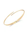 Bloomingdale's Fine Collection Pointed Edge Polished Bypass Bangle Bracelet In 14k Yellow Gold In Gold