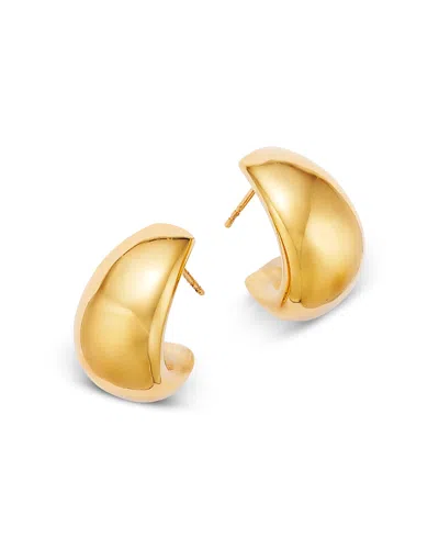 Bloomingdale's Fine Collection Polished Graduated Polished Chunky Hoop Earrings In Gold