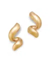 Bloomingdale's Fine Collection Polished Twist Stud Earrings In 14k Yellow Gold In Gold