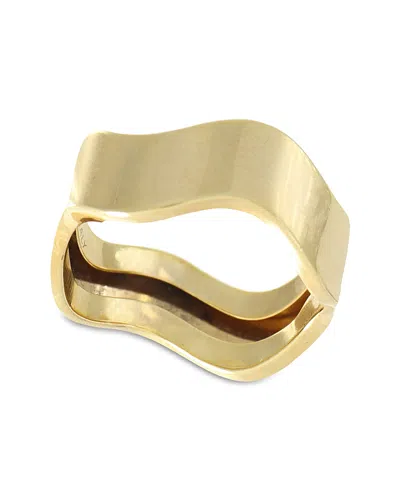 Bloomingdale's Fine Collection Polished Wave Ring In 14k Yellow Gold