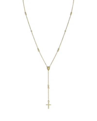 Bloomingdale's Fine Collection Rosary Lariat Necklace In 14k Yellow Gold