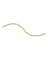Bloomingdale's Fine Collection Specchio Venezia Box Link Chain Bracelet In 14k Yellow Gold In Gold