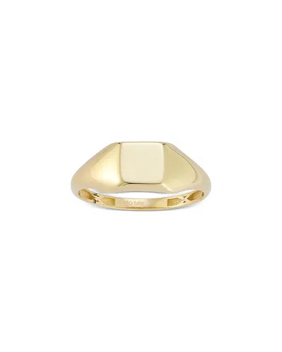 Bloomingdale's Fine Collection Square Signet Ring In 14k Yellow Gold