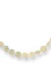 Bloomingdale's Fine Collection Textured Disc Collar Necklace In 14k Yellow Gold, 18 In Gold
