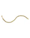 Bloomingdale's Fine Collection Torchon Rope Link Chain Bracelet In 14k Yellow Gold In Gold