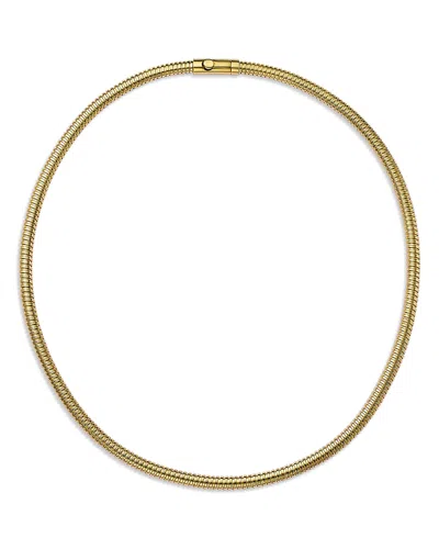 Bloomingdale's Fine Collection Tubogas 18 Collar Necklace In 14k Yellow Gold