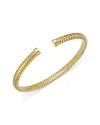 Bloomingdale's Fine Collection Tubogas Cuff Bangle Bracelet In 14k Yellow Gold