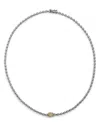 Bloomingdale's Fine Collection Yellow & White Diamond Oval & Round Tennis Necklace In 14k Yellow & White Gold, 5.50 Ct. T. W. In Yellow/white