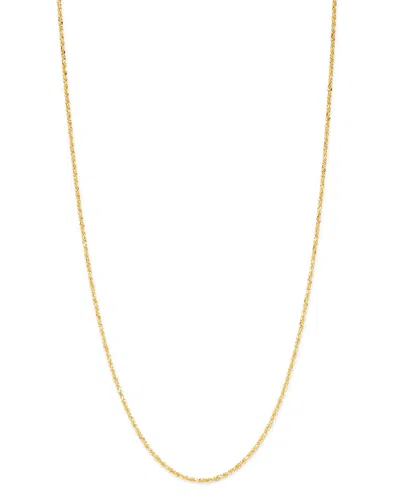 Bloomingdale's Fine Glitter Link Chain Necklace In 14k Yellow Gold - Exclusive