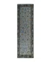 Bloomingdale's Fine Vibrance M1020 Runner Area Rug, 2'6 X 8'6 In Blue