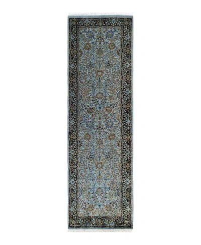 Bloomingdale's Fine Vibrance M1020 Runner Area Rug, 2'6 X 8'6 In Blue