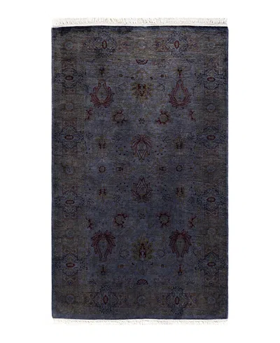 Bloomingdale's Fine Vibrance M1043 Area Rug, 3'1 X 5'1 In Blue