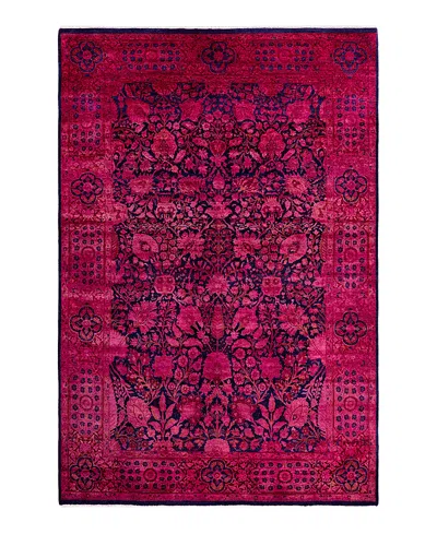Bloomingdale's Fine Vibrance M1093 Area Rug 6'0x9'0 In Red