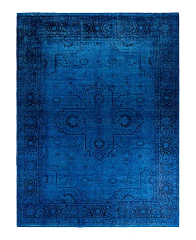 Bloomingdale's Fine Vibrance M1135 Area Rug, 9'0x11'7 In Blue