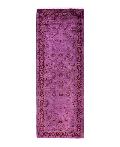 Bloomingdale's Bloomingdales Fine Vibrance M1151 Runner Area Rug, 2'6 X 7'2 In Purple