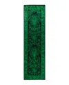 Bloomingdale's Fine Vibrance M1159 Runner Area Rug, 2'7x9'0 In Green