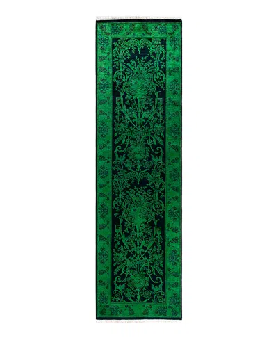 Bloomingdale's Fine Vibrance M1159 Runner Area Rug, 2'7x9'0 In Green