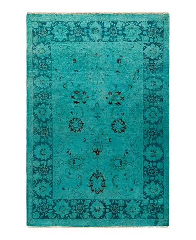 Bloomingdale's Fine Vibrance M1165 Area Rug, 4'0x6'0 In Blue