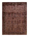 Bloomingdale's Fine Vibrance M1180 Area Rug, 6'4 X 8'2 In Brown
