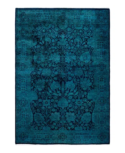 Bloomingdale's Fine Vibrance M1182 Area Rug 4'1x6'1 In Green