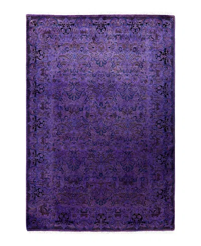 Bloomingdale's Fine Vibrance M1182 Area Rug 4'7x6'7 In Purple