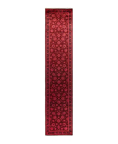 Bloomingdale's Fine Vibrance M1192 Runner Area Rug, 2'6 X 12'3 In Red