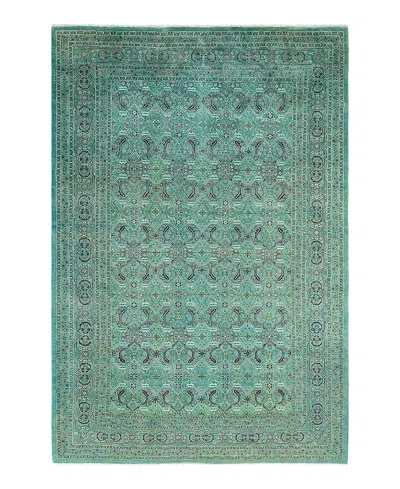 Bloomingdale's Fine Vibrance M1230 Area Rug, 6'2x9'1 In Green