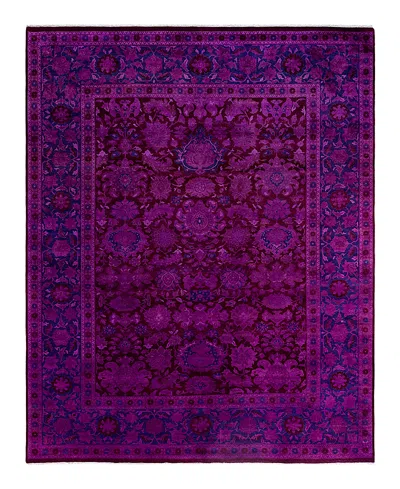 Bloomingdale's Fine Vibrance M1251 Area Rug 9'5x11'10 In Purple