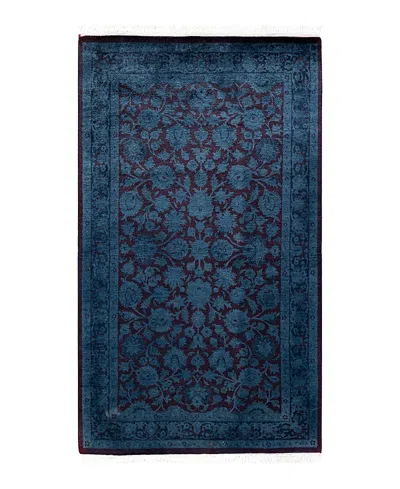 Bloomingdale's Fine Vibrance M1252 Area Rug, 3'1 X 5'3 In Blue