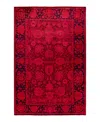 Bloomingdale's Fine Vibrance M1265 Area Rug, 6'1 X 9'2 In Red