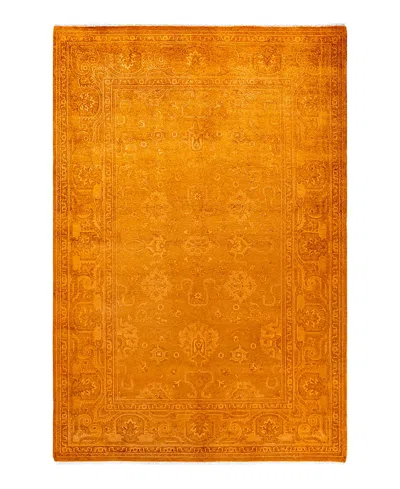 Bloomingdale's Fine Vibrance M1320 Area Rug, 6'2x9'3 In Orange