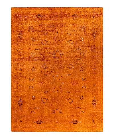 Bloomingdale's Fine Vibrance M1323 Area Rug, 9'2x12'2 In Orange