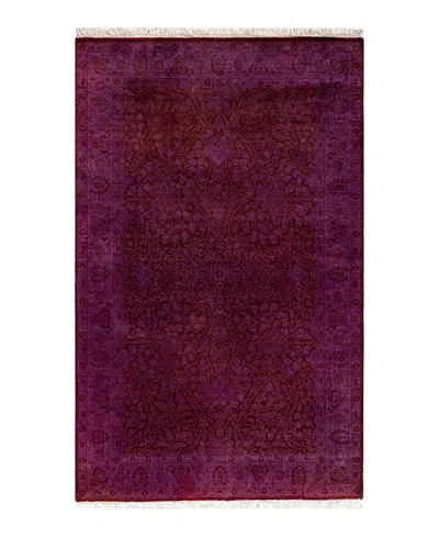Bloomingdale's Fine Vibrance M1324 Area Rug, 4' X 6'3 In Purple