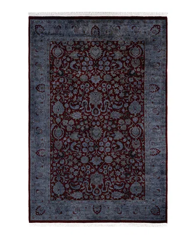 Bloomingdale's Fine Vibrance M1352 Area Rug, 4'1x6'2 In Gray