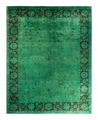 Bloomingdale's Fine Vibrance M1355 Area Rug 9'4x12'0 In Green