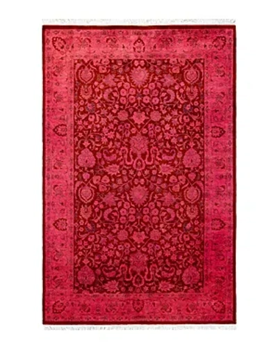 Bloomingdale's Fine Vibrance M1375 Area Rug, 4'2 X 6'3 In Pink