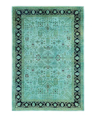 Bloomingdale's Fine Vibrance M1381 Area Rug, 6'1x8'10 In Green