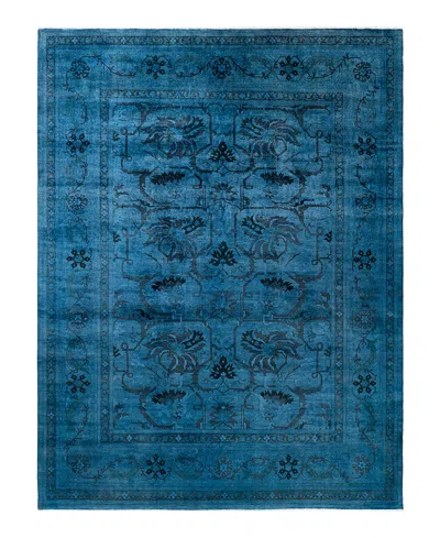 Bloomingdale's Fine Vibrance M1381 Area Rug, 9'0x11'10 In Blue