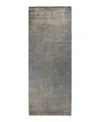 Bloomingdale's Fine Vibrance M1399 Area Rug, 4'0x10'7 In Gray