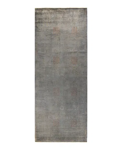 Bloomingdale's Fine Vibrance M1399 Area Rug, 4'0x10'7 In Gray