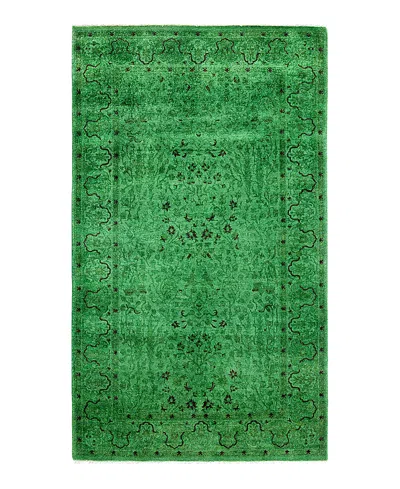 Bloomingdale's Fine Vibrance M1418 Area Rug 3'2x5'7 In Green
